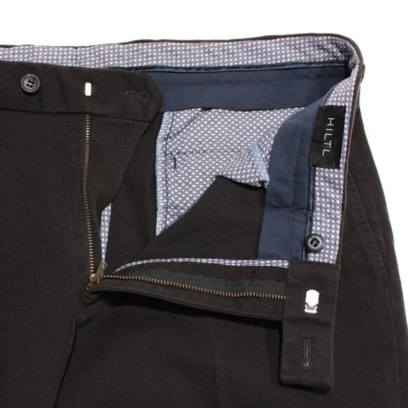 Hiltl NWT Chinos / Casual Pants Size 52 (36 US) Parma Regular Fit Green Cotton